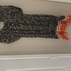 Anna Sui Floral Silk Dress